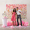 Pink Floral Wedding Backdrop Kit - 2 Pc. Image 1