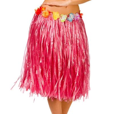 Pink Hawaiian Skirt Costume Accessory Image 1