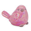 Pink Irredescent Ceramic Bird Figurine (Set Of 6) 3"H Image 2