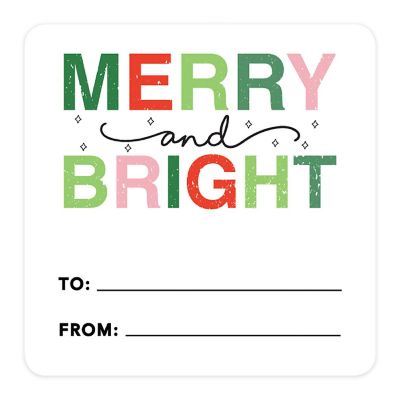 Pink Merry /Bright Christmas To/From Image 3