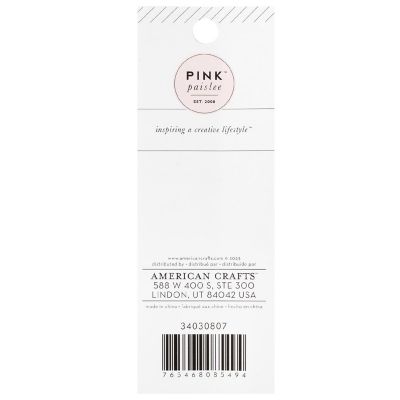 Pink Paislee Joyful Notes Enamel Dots-60 Pieces Image 1