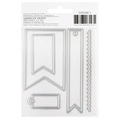 Pink Paislee Joyful Notes Metal Die Set-5/Pkg Image 1