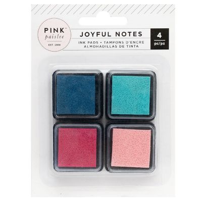 Pink Paisley Joyful Notes Ink Pads-4/Pkg Image 1