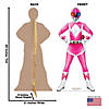 Pink Power Ranger Life-Size Cardboard Cutout Stand-Up Image 1