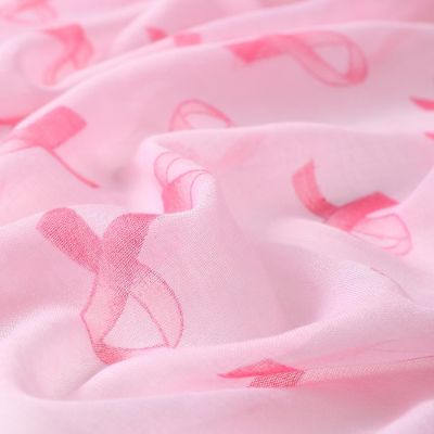 Pink Ribbon Breast Cancer Awareness Scarf - 2 Pack Image 3