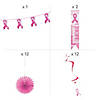 Pink Ribbon Event Decorating Kit - 15 Pc. Image 1