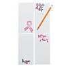 Pink Ribbon Magnetic Notepad - 12 Pc. Image 1