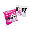 Pink Ribbon Throw Pillows - 2 Pc. Image 1