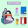 Pink Stripes 15 Inch Backpack Image 2