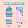 Pink Stripes 15 Inch Backpack Image 3