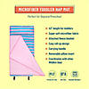 Pink Stripes Microfiber Toddler Nap Mat Image 1