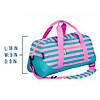 Pink Stripes Overnighter Duffel Bag Image 3