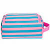 Pink Stripes Toiletry Bag Image 4