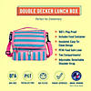 Pink Stripes Two Compartment Lunch Bag Image 2