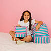 Pink Stripes Two Compartment Lunch Bag Image 4