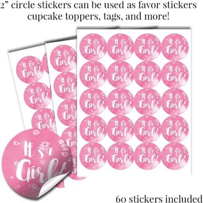 Pink Watercolor Sticker Bundle 429pc. by AmandaCreation Image 2