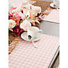 Pink/White Reversible Gingham/Buffalo Check Placemat Set/4 Image 2