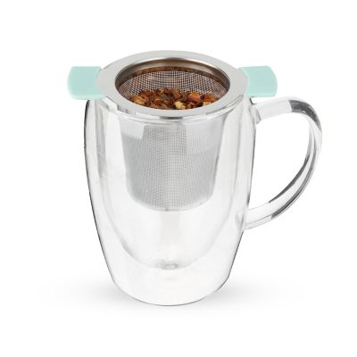 Pinky Up Erin Turquoise Universal Tea Infuser in Turquoise by Pinky U Image 1