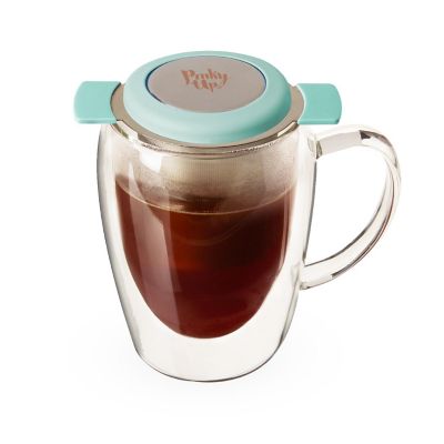 Pinky Up Erin Turquoise Universal Tea Infuser in Turquoise by Pinky U Image 2