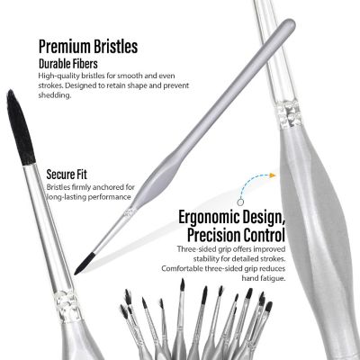 Pintar 15-Piece Brushes Image 3