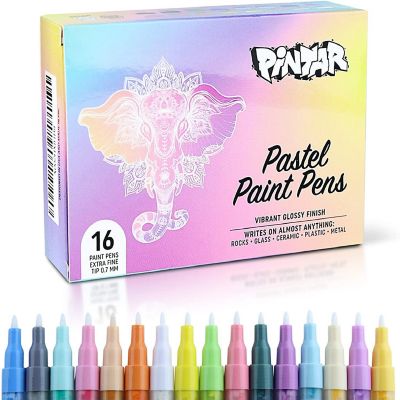 Pintar 16 Pack Acrylic Pastel Paint Pens with 0.7mm Ultra Fine Tips / Default Title Image 1