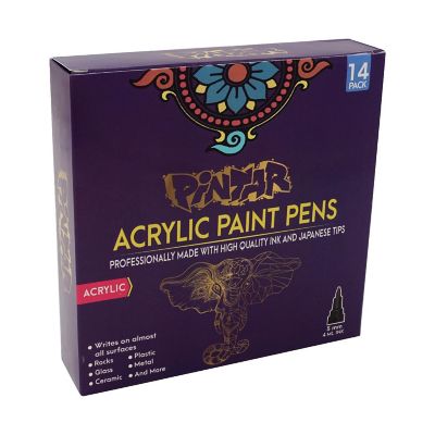Pintar Acrylic Paint Markers - 14 Pack With 5 mm Tips / Default Title Image 1