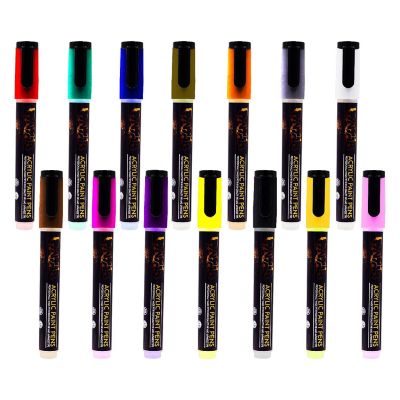 Pintar Acrylic Paint Markers - 14 Pack With 5 mm Tips / Default Title Image 2