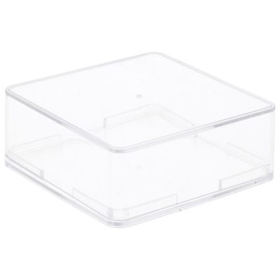 Pioneer Plastics 133C Clear Plastic Hockey Puck Display Case, 2.875" W x 2.875" D x 1.0625" H, Pack of 12 Image 1