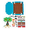 Pirate Scene Egg Decorating Craft Kit &amp;#8211; Makes 1 Image 1