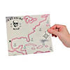 Pirate Treasure Maps - 24 Pc. Image 1