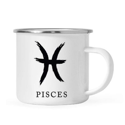 Pisces Zodiac Brushed 11oz Campfire Image 1