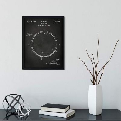 Piston Ring Engine Patent 8.5x11in Image 2