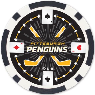 Pittsburgh Penguins 100 Piece Poker Chips Image 3
