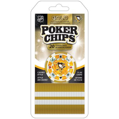 Pittsburgh Penguins 20 Piece Poker Chips Image 1