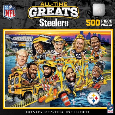 Pittsburgh Steelers - All Time Greats 500 Piece Jigsaw Puzzle Image 1