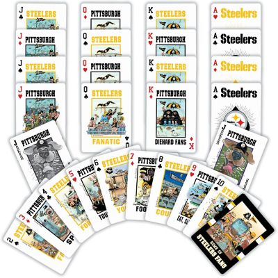 Pittsburgh Steelers Fan Deck Playing Cards - 54 Card Deck Image 2