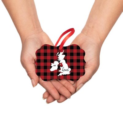 Plaid Fancy Frame Ornament UK Image 2
