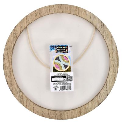 Plaid Fragment Effects Framed Surfaces-Circle 10" Image 1