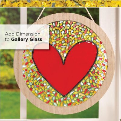 Plaid Fragment Effects Framed Surfaces-Circle 10" Image 2