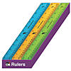 Plastic 12" Ruler, Flat, Translucent Assorted Colors, Pack of 36 Image 1