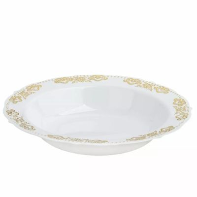 Plastic Bowls with Trim Image 1