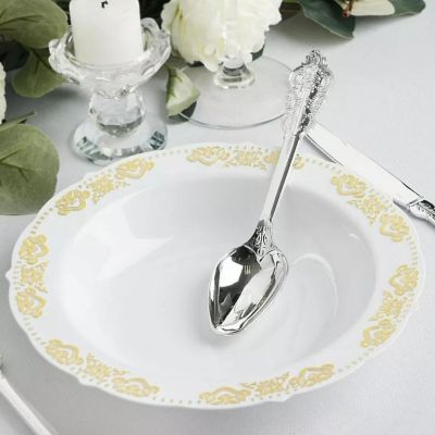 Plastic Bowls with Trim Image 1