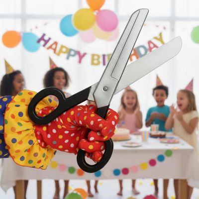 Plastic Oversized Scissors Adult Costume Accessory Image 2