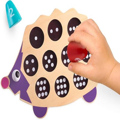 PLAY BRAINY&#8482; Fun, Kid-Friendly and Math Educational- 3D Baby Animal Hedgehog Puzzle Image 1