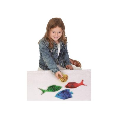 Playlearn Glitter Gel Fish Shape Pads - 4 Pack Image 1