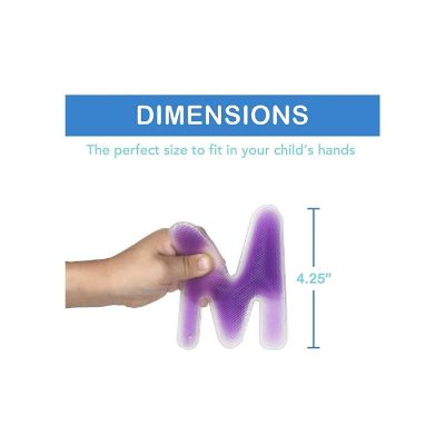 Playlearn Multicolor Textured Gel Filled Alphabet Oriental Trading