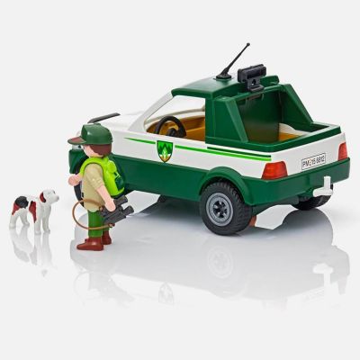 Playmobil 6812 Country Forest Ranger Pick Up Truck Building Set Image 2