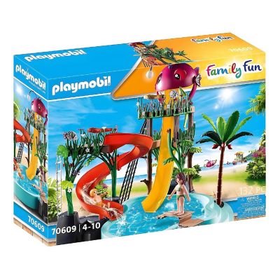 Playmobil 70609 Water Park with Slides Building Set Image 2