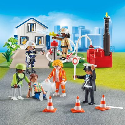 Playmobil 70980 My Figures Rescue Mission Building Set Image 1