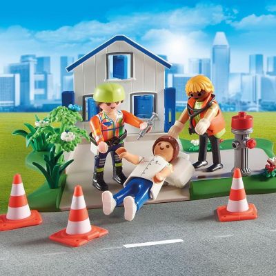 Playmobil 70980 My Figures Rescue Mission Building Set Image 2